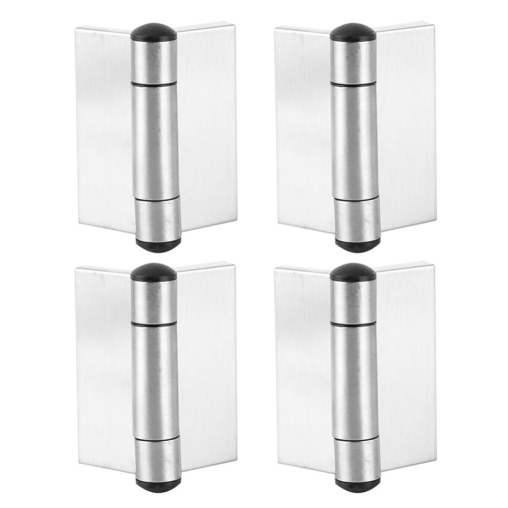 4pcs Durable Self Closing Hinge Weld Stainless Steel Hinge Durable Spring Door Hinge Metal Gates