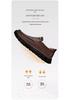 Men's Wide Slip-On Leather Shoes - Business Casual, Soft Sole, Large Sizes 45-46, Genuine Leather