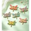 1Pcs Unisex Rhinestone Insects Office Party Brooch Pins Gifts Beautiful Dragonfly Brooches For Women