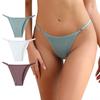Pure cotton underwear women's sexy seamless girl briefs T-word pants women's large-size women's underwear