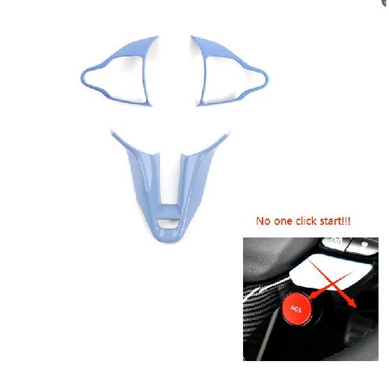 Für Hyundai Veloster JS N 2019-2023 i30 N /CN7 N 2024 2025 Auto Lenkrad Knopf Rahmen Kinn Dekoration Abdeckung Zierleiste