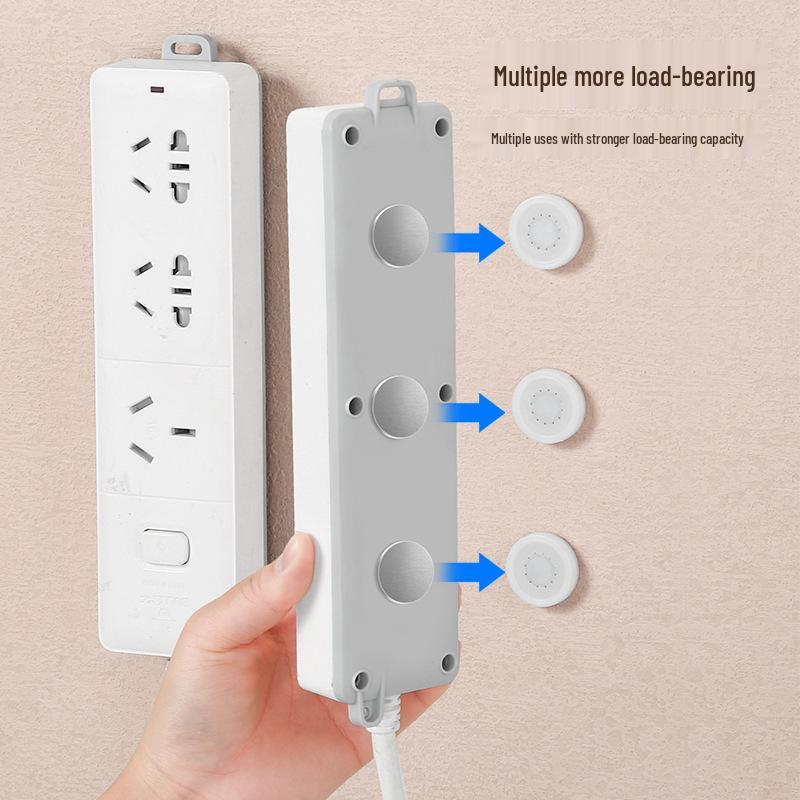 Non-Drill Magnetic Wall Mount Suction Cup for Remote, Router & Power Strip Storage