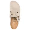 Birkenstock Boston Suede Leather Narrow Fit Sandals 'Taupe' Men's 0060463