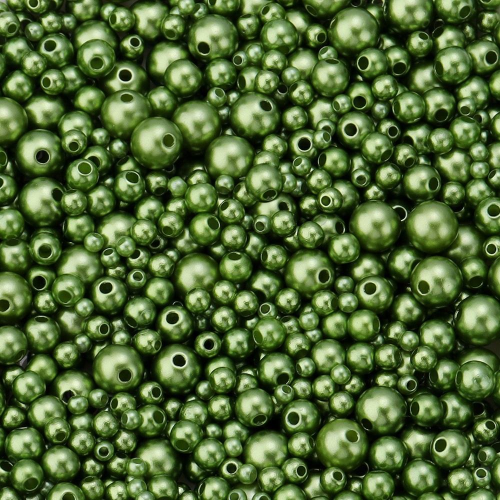 3/4/5/6/8mm ABS Imitation Pearl Beads Color Loose Round Beads For Jewelry Making DIY Handmade Necklace Bracelet Accessories