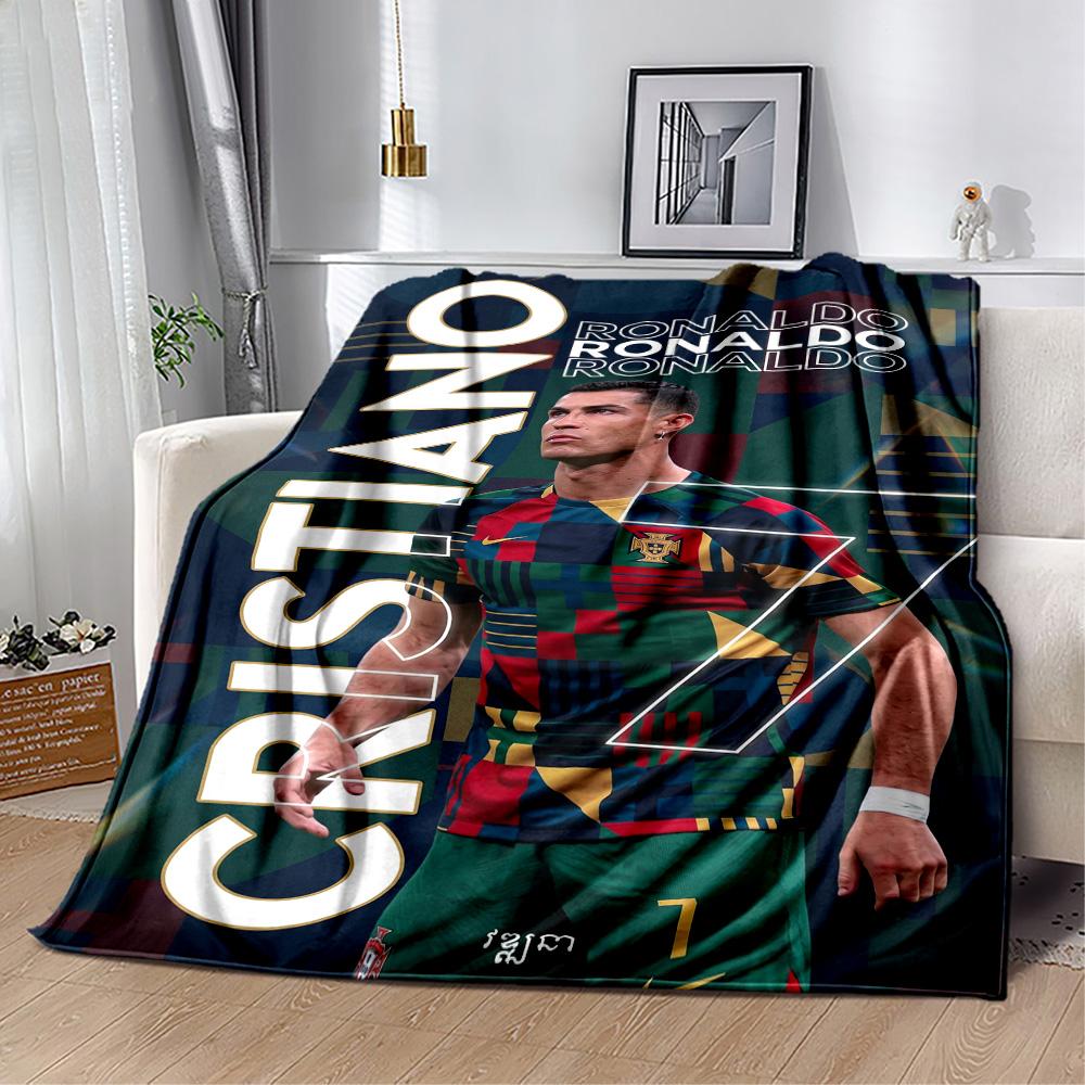 Cristiano Ronaldo 36 Blanket Ultra-Soft Great for Chair Office Chair Picnics All-Season Use Playful Design Birthday Christmas Gift Blanket