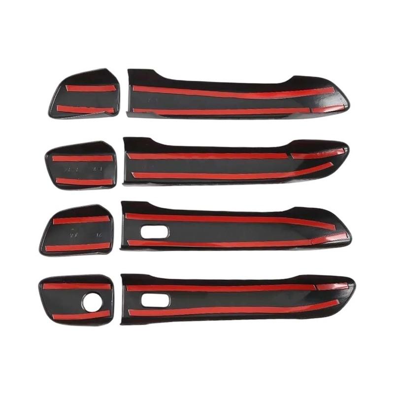 Car Exterior Decoration Door Handle Cover For Mazda Bt50 - Black Car Styling Stickers Upgrade Modify A Car