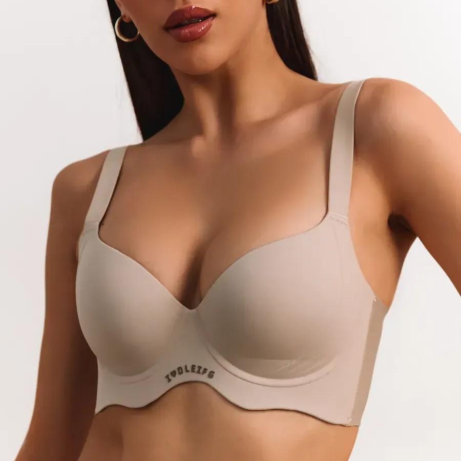 European and American Style Large Bust Size Breathable Seamless Bra with Underwire To Support and Prevent Sagging
