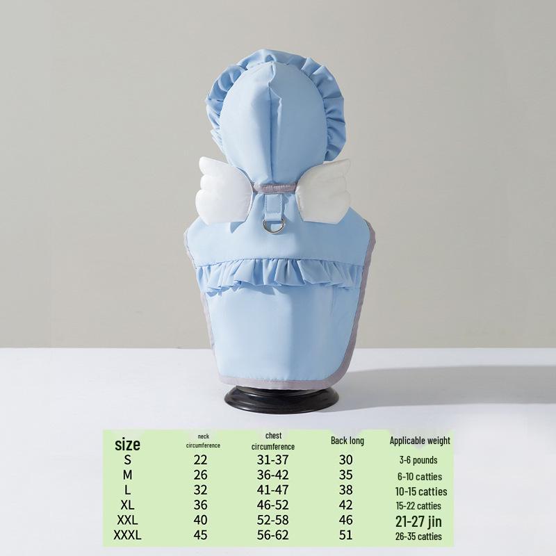 Cartoon Waterproof Full Coverage Raincoat for Small & Medium Dogs - Four-Legged Poncho for Rainy Day Outdoor Use