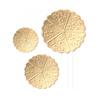 Metal New Chinese Abstract Lotus Leaf Fish Wall Hanging Light Luxury Living Room Wall Decoration Pendant Wall Decoration