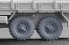 Truck Wheel Set Plastic Model Parts SCXWM72001 Scale-X 1/72 ZiL-131 (7 pieces) (for ICM) (Military Vehicle)