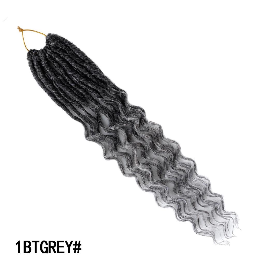 Locs di Dea Ricci Crochet Capelli Locs Morbidi Treccine Sintetiche Estensioni Capelli Stile Bohemien per Donne Nere