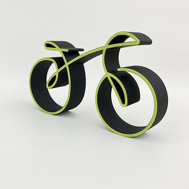 Mini Bicycle Desktop Decoration 3D Minimalist Bike Model Ornament Cycling Sculpture Bookshelf Decor Home Office Decor Gift
