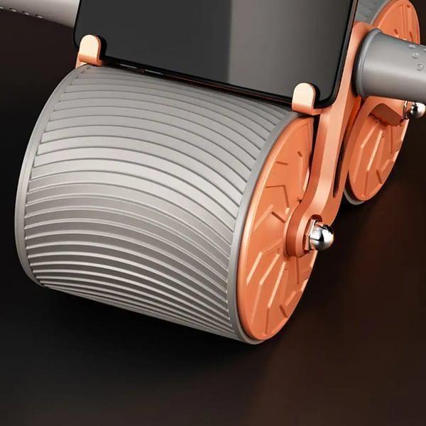 Abdominal Wheel Automatic Rebound Abdominal Muscle Wheel Elbow Brace Abdominal Roller Core Strength Training Gym Arm Waist Exercise Fitness Equipment