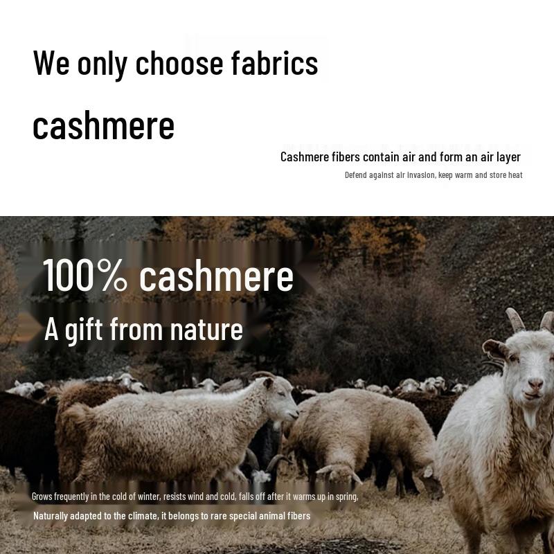 Hengyuanxiang Men's Pure Cashmere Pullover Sweater