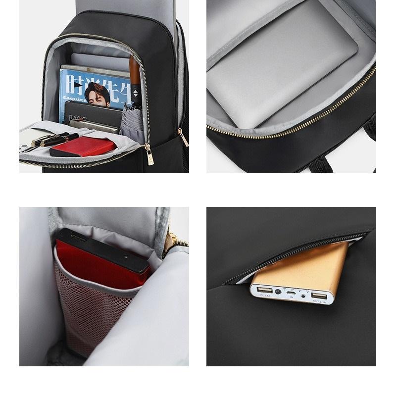 Ladies Business Casual Backpack Lightweight Simple Laptop Bag 15.6 Inch 14 Inch 13 Inch