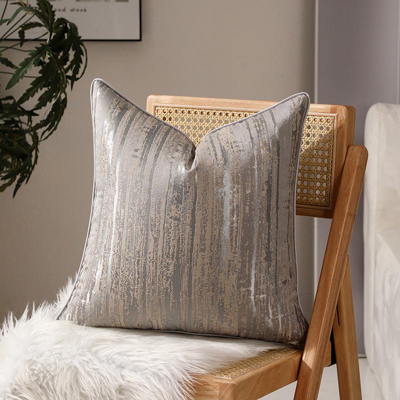 Federe per Cuscini Geometriche di Lusso Vintage 45x45cm Copricuscino Jacquard Classico Custodia per Cuscino per Divano Camera da Letto Tessile per la Casa
