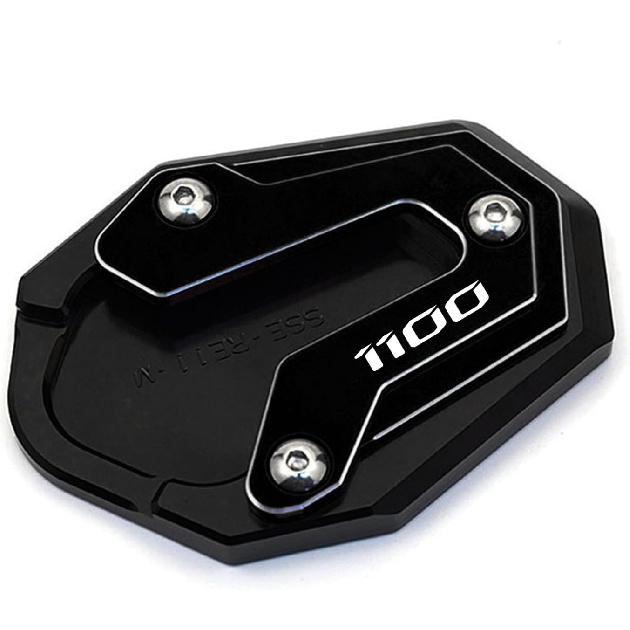 CNC Motorcycle Kickstand Pad Side Stand Enlarge Plate Compatible with 2025 Rebel 1100 T CMX1100 Rebel 1100 CMX 1100 M T 2020-2023 2024 2025 (Black) чёрный