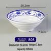 Melamine Ramen Bowl: Porcelain-Like, Large Mala Tang Soup & Noodles Bowl for Wontons & Luosifen