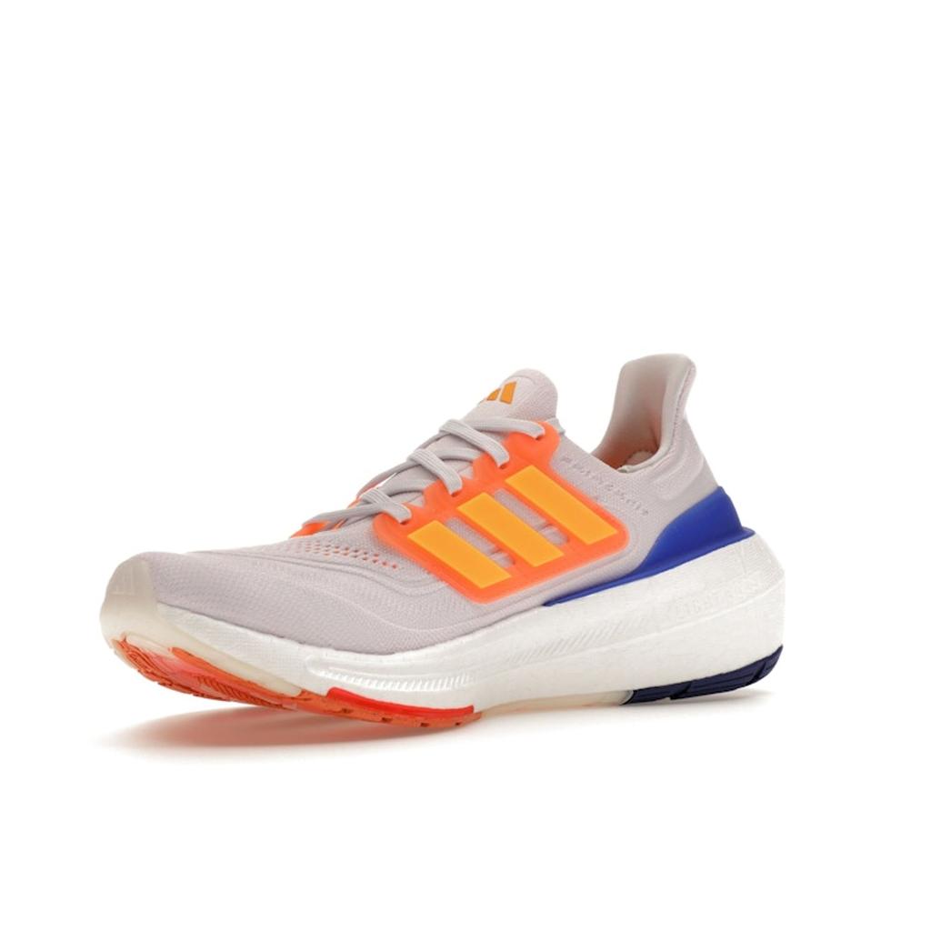 Adidas UltraBoost Light Solar Gold Blue Men Sneakers White Cloud-White Lucid-Blue HQ6352