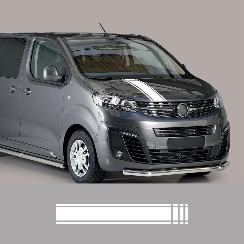 Car Hood Cover Engine Stickers For Peugeot Traveller Opel Zafira Life Camper Van Bonnet Graphics Vinyl Decal Tuning Accessories