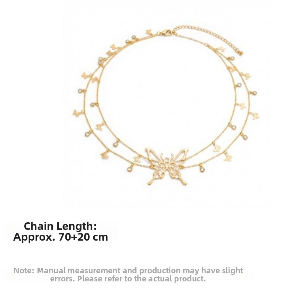 Hollow Butterfly Belly Chain Tassel Women's Belt Beach Accessories Waist Belt