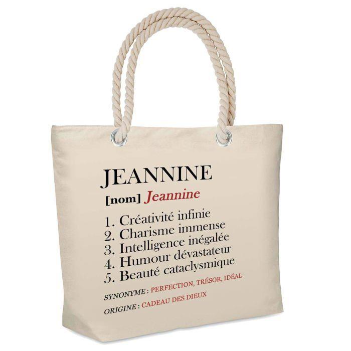 Sac de plage isotherme - PLANETEE - Jeannine Définition - Coton - Grande contenance - Imprimé en France