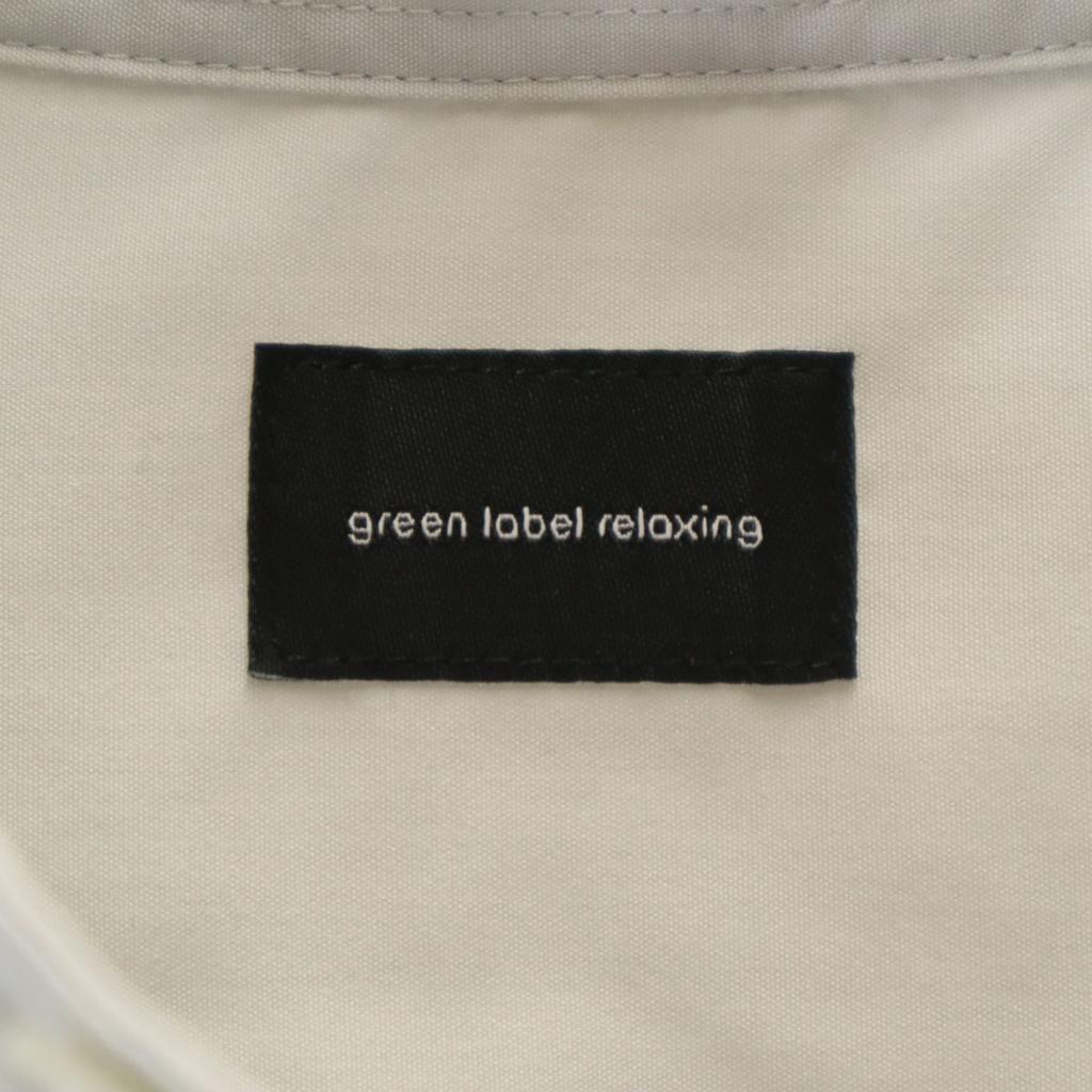 green label relaxing Long sleeve Stand collar shirt L gray Men's Used