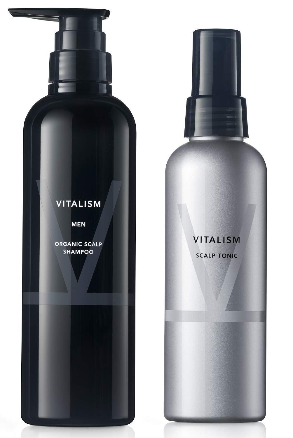 

VITALISM Шампунь для ухода за кожей головы 500 мл Набор тоников для мужчин уход, рожденный страстью к уходу за кожей головы международно сертифицированный органический Большой тип с помпой