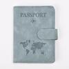 Vintage New Leather Travel Passport Cover Wallet Bag Men Women ID Address Card Holder Portable Travel Accessories