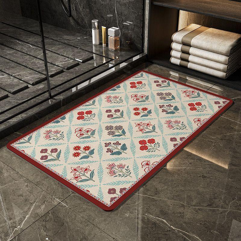 Toilet Floor Mat, Diatom Mud, Bathroom Water-absorbing Non-slip Mat, Door Mat Entering the Door, Toilet, Kitchen Door Mat