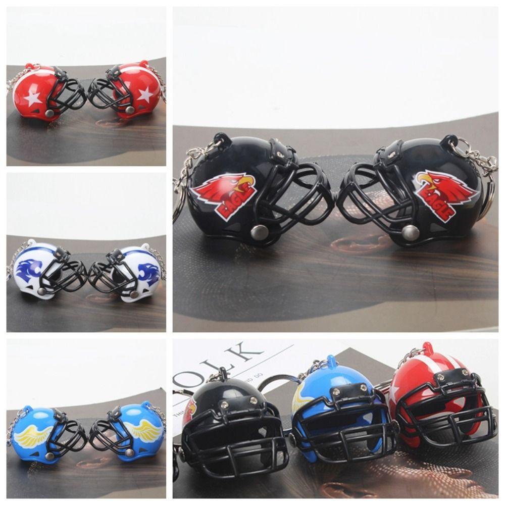 

Висячие украшения для регбийного шлема, брелок для ключей, бейсбольный шлем, подвеска, брелок для шлема, спортивные украшения