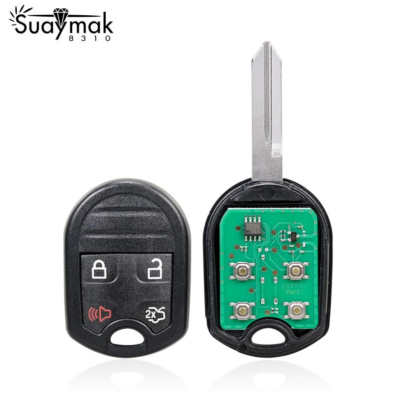 4 buttons  for FORD Explorer Edge Raptor Escape Maverick Kuga/ 315/433Mhz/4D60 /4D63/Keyless Entry Fob Car Alarm