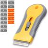 Glue Removal Blade Glass Oven Razor Scraper Plastic Handle Razor Scraper Spatula Car Film Tool Window Cleaning Blade Scraper