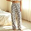 Women's Pajama Pants with Star Pattern and 2 Pockets for Sleepwear and Lounging