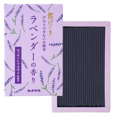 Kameyama Hanageshiki Lavender Scent Mini Incense 170 Low Smoke Sticks, Approx. 50g, Approx. Sticks,