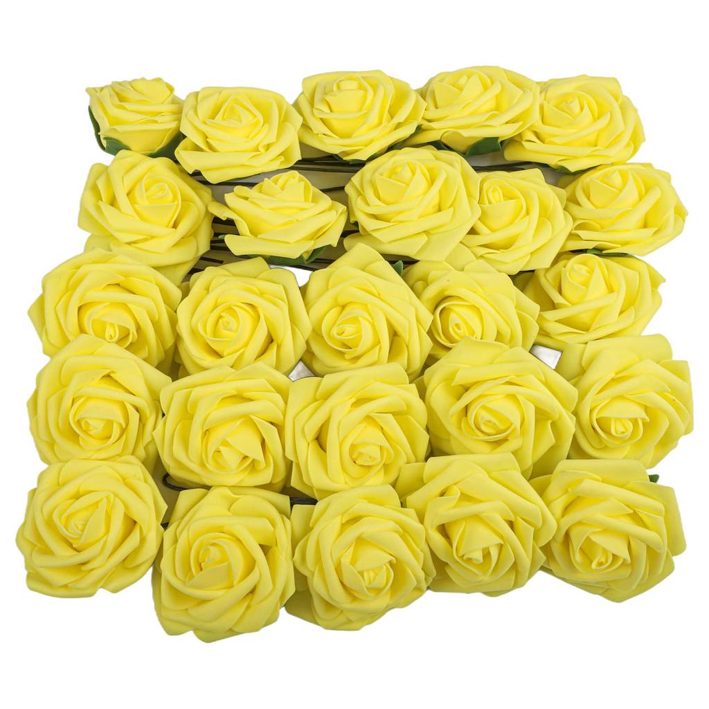 Customizable Rose Size Artificial Foam Roses DIY Craft Flowers Wedding Decor