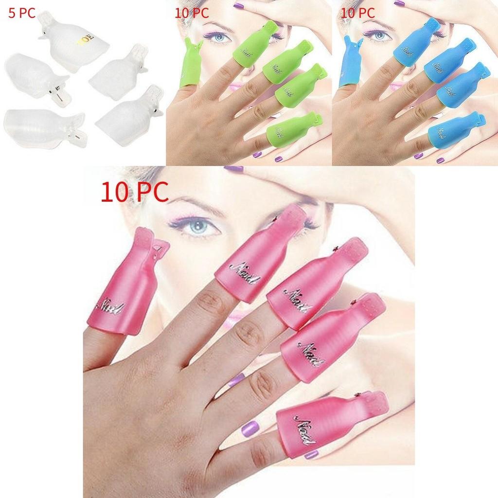 Nail Art Tool Set With Plastic Removal Clips For Diy Manicure And Pedicure Sessions