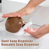 Snail Liquid Soap Dispenser Shampoo Body Hand Wash Shower Gel