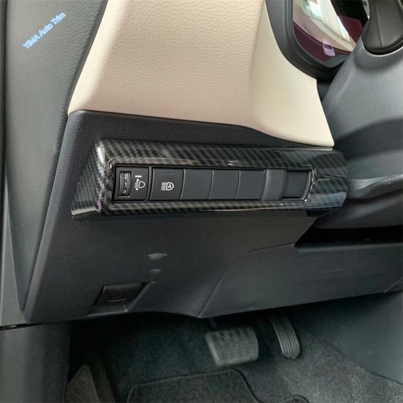 Left Hand Drive Head Light Lamp Switch Button Decoration Frame Cover Trim For Toyota Corolla 2024 2025
