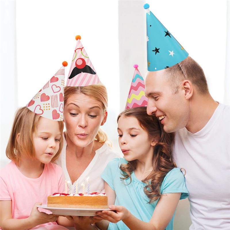 Large Birthday Cake Hat for Adults & Kids - Party Costume Decoration