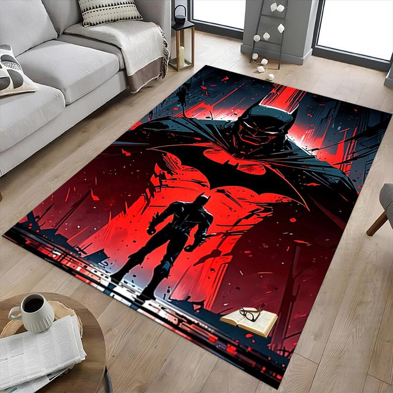 1pc Batman Red Carpet, for Home & Office Decor, Desk Chair Carpet, Festive Gift,Conference Room CarpetL1243