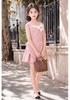 Girls' 2026 Summer Bow Dress: Sleeveless, Fashionable, Elegant Skirt