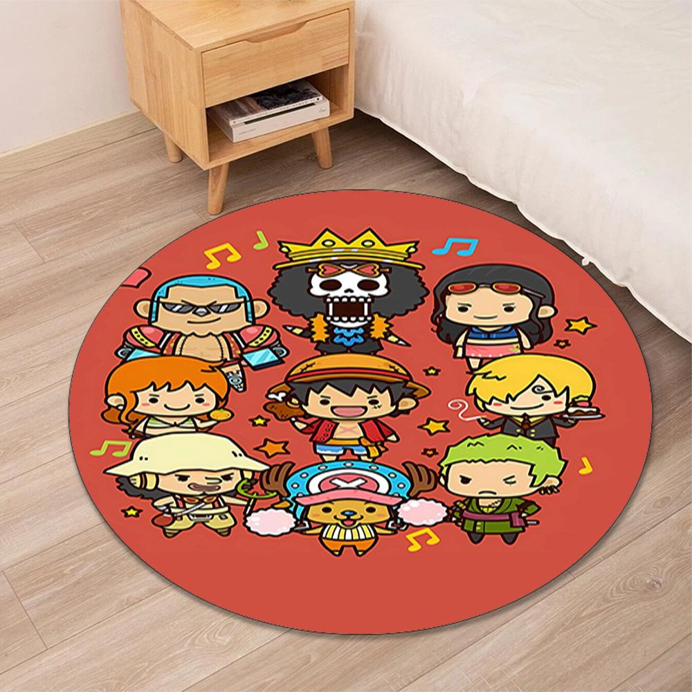 One Piece Printed Round Rug Carpet Chair Rug Area Rug Entryway Doormats,for Office Chair Living Room Bedroom Kitchen Room.