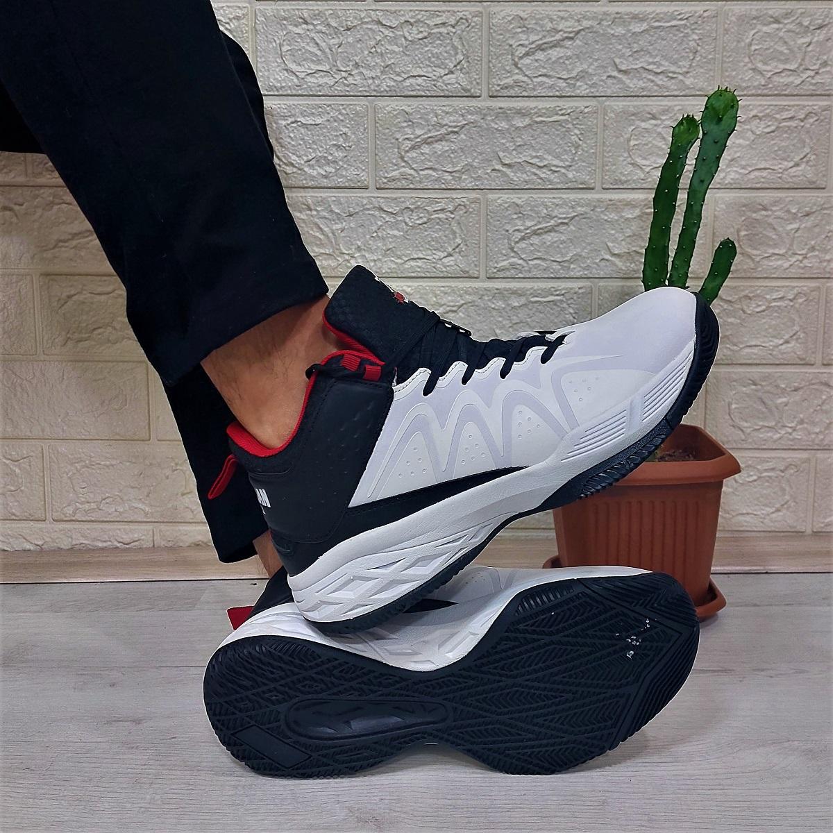 

Jump 28652 White High-Rise Basket Sports Shoes 40 білий