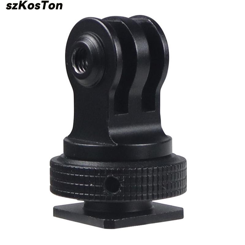 Hot Shoe Mount Adapter Aluminum Tripod Screw DSLR Camera for GoPro 13 12 11 10 9 8 7 Insta 360 X5 X4 DJI Osmo Action 4 5 Pro