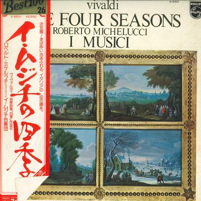 LP-skiva I MUSICI, ROBERTO MICHELUCCI - Vivaldi: Four Seasons X8501 PHILIPS 1977 Japan Klassisk Begagnad