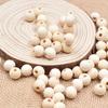 300Pcs Craft Making Wooden Beads Stainable Natural Round Beads  DIY Jewelry Making, Bracelets