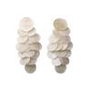 Exaggerated Shell, Fringed Stud Earrings, Women'S Atmosphere, Big Earrings, Summer Vacation Wind Photo, Giant Film Temperament Earrings
