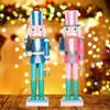 Christmas Nutcracker Decor Traditional Ornament Nutcracker Figure Statue for Shelves Party Decor Countertop Festival Present