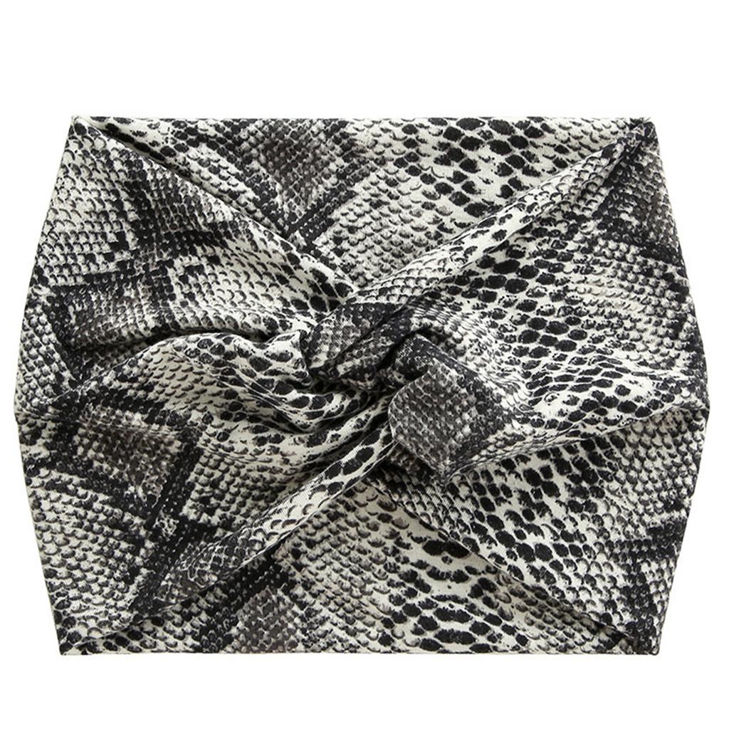 Elastic Leopard Print Scarf Everyday Fashion Headscarf Elegant Headbands Fashion Hair Accessories